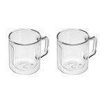 Corkcicle Glass Mug - 12Oz Double Pack - Clear-1