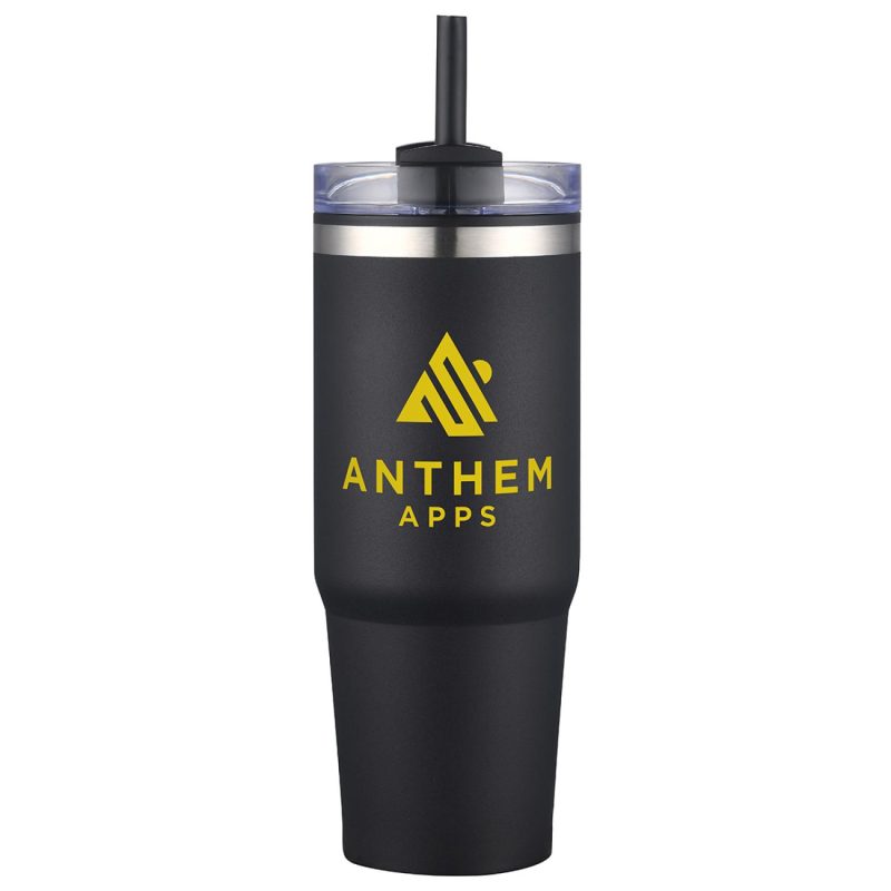 Monza 30 oz Stainless Steel/Polypropylene Tumbler-3