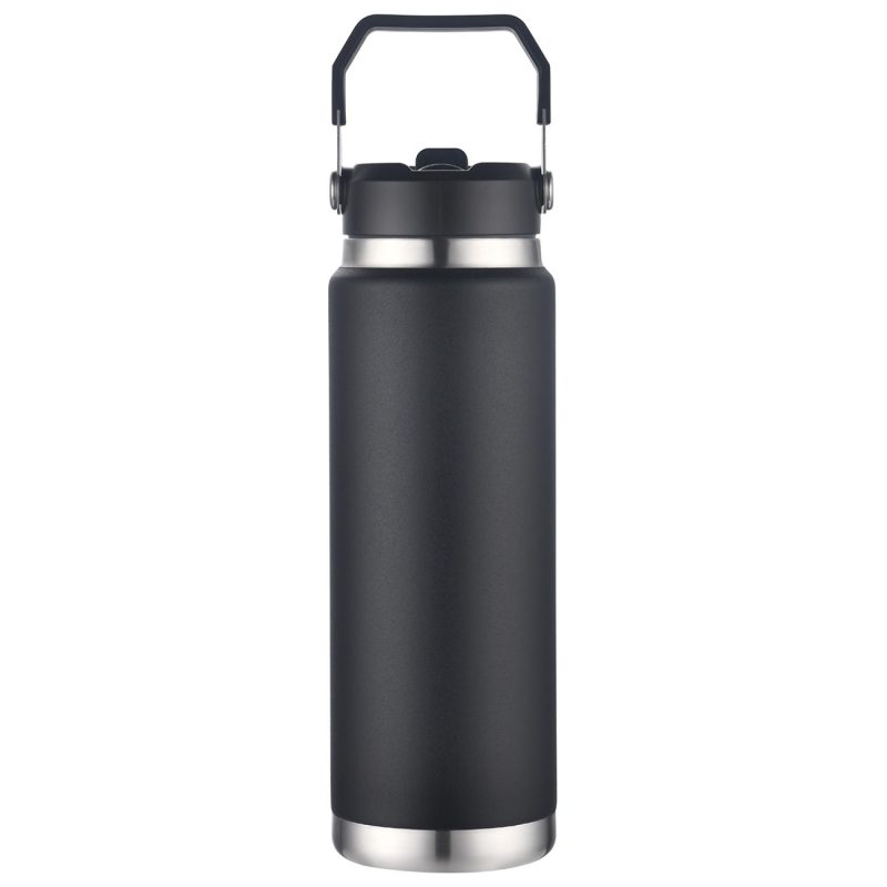 Senago 30 oz Vacuum Insulated Stainless Steel Bottle with Build-in Straw-4