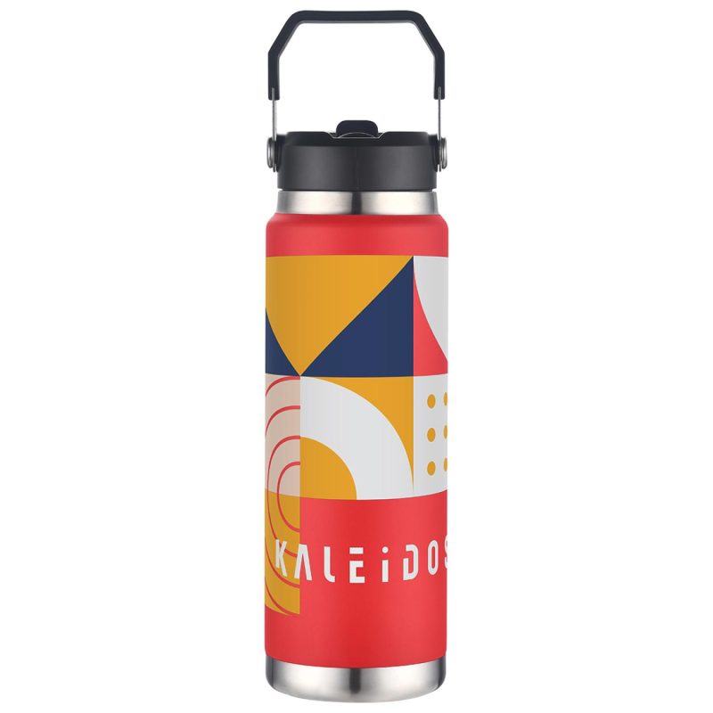Senago 30 oz Vacuum Insulated Stainless Steel Bottle with Build-in Straw-7