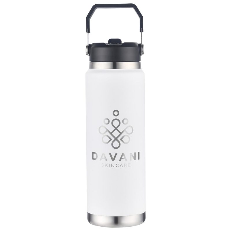 Senago 30 oz Vacuum Insulated Stainless Steel Bottle with Build-in Straw-9