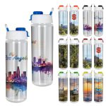 Lumina Full Color 24 oz. Bottle with Pop Up Lid-1