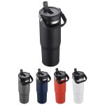 Oreno 30 oz Stainless Steel/Polypropylene Travel Tumbler-2