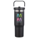 Oreno 30 oz Stainless Steel/Polypropylene Travel Tumbler-3