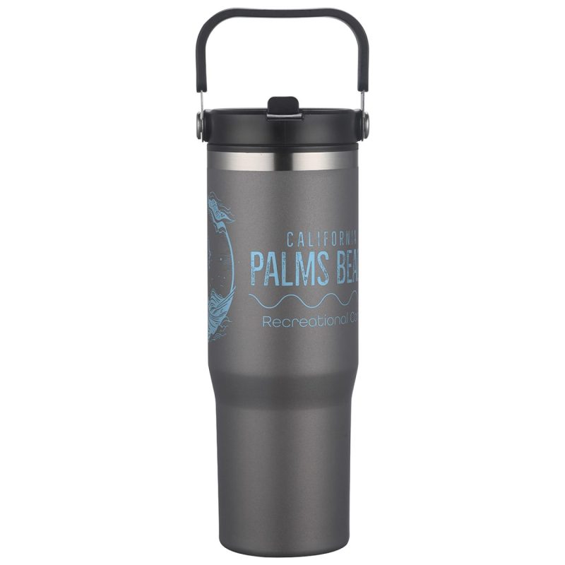 Oreno 30 oz Stainless Steel/Polypropylene Travel Tumbler-5
