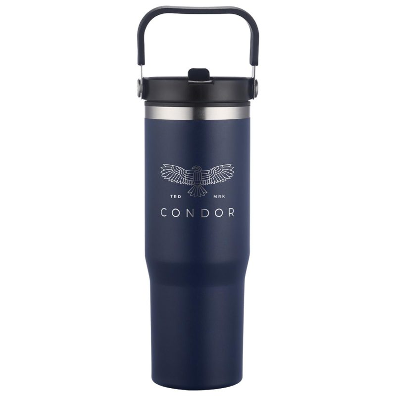 Oreno 30 oz Stainless Steel/Polypropylene Travel Tumbler-7