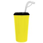 Super Size 32 oz Stadium Cup With Lid and Straw-10