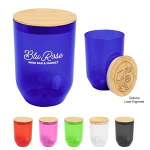 12 Oz. Montrose Rpet Wine Tumbler With Bamboo Lid-1