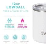 12 Oz. Swig Life® Golf Partee Lowball Tumbler-5