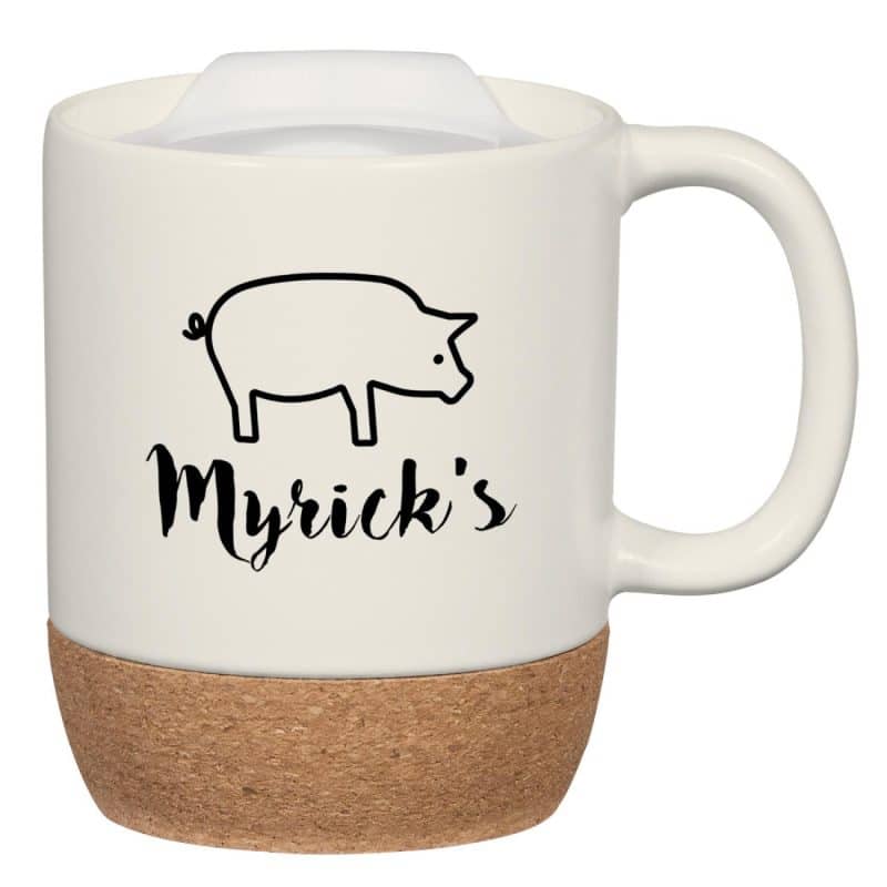 14 Oz. Cork Base Ceramic Mug-7