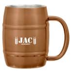14 Oz. Moscow Mule Barrel Mug With Custom Box-2