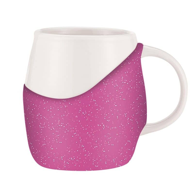 14 oz Rotunda with Glitter Band Mug-3