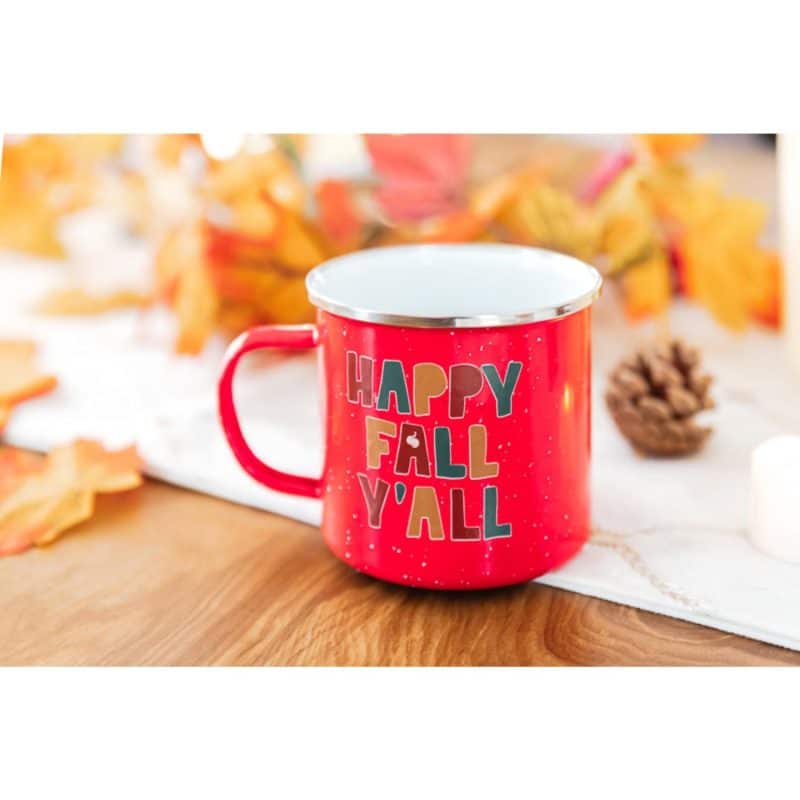 16 Oz Custom Campfire Metal Mug-3