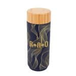 16 Oz. Full Color Stainless Steel Lexington Bottle With Bamboo Lid-4