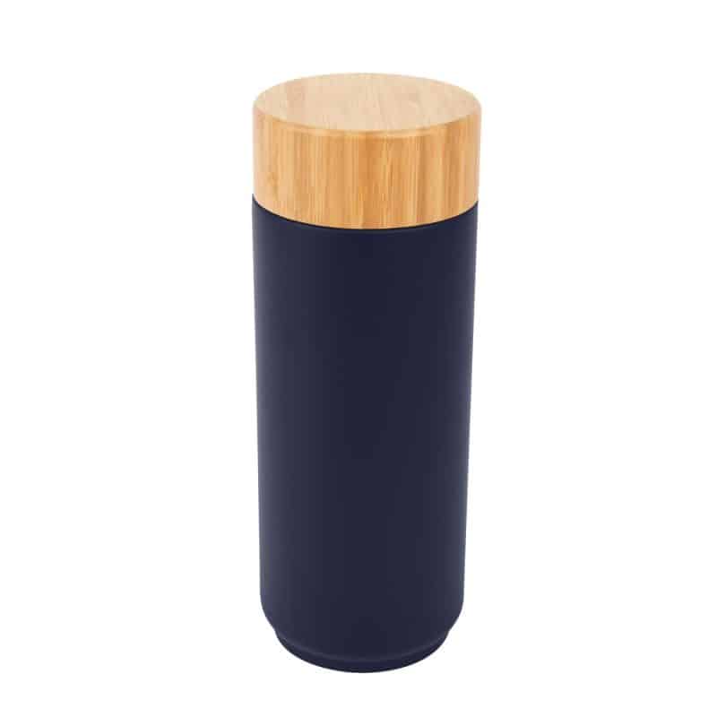 16 Oz. Full Color Stainless Steel Lexington Bottle With Bamboo Lid-5