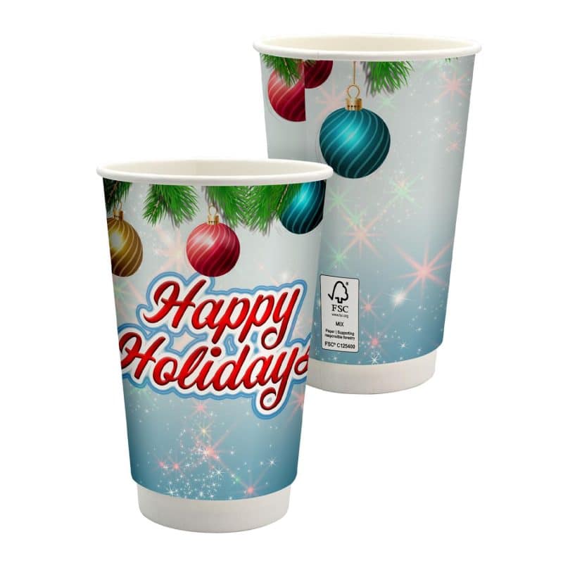 16 oz. Full Color Holiday Paper Cup-1