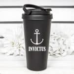 17 Oz. Laser Engraved Travel Coffee Tumblers With Handle-1