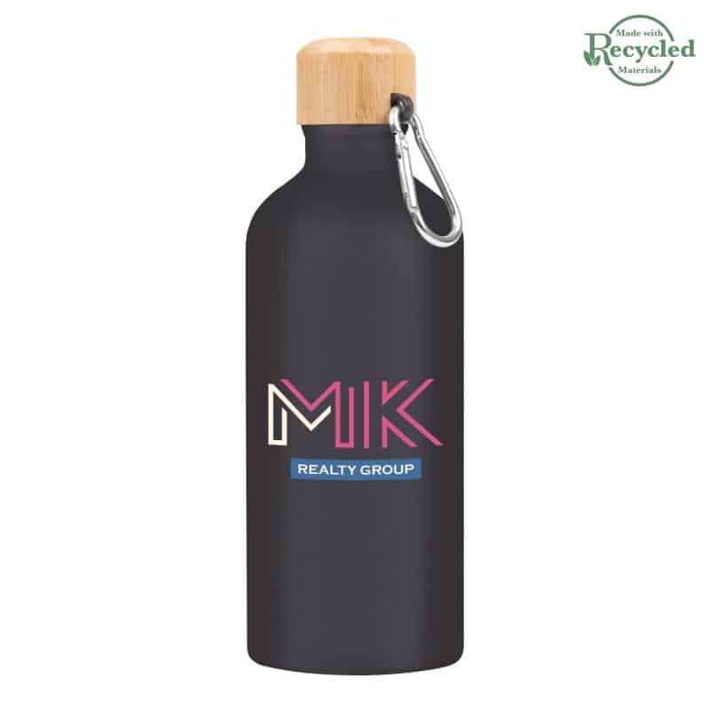 20 Oz. Aluminum Tundra Bike Bottle With Bamboo Lid-3