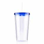 20 oz Venti Slurpy Clear with Solid Lid Tumbler-4