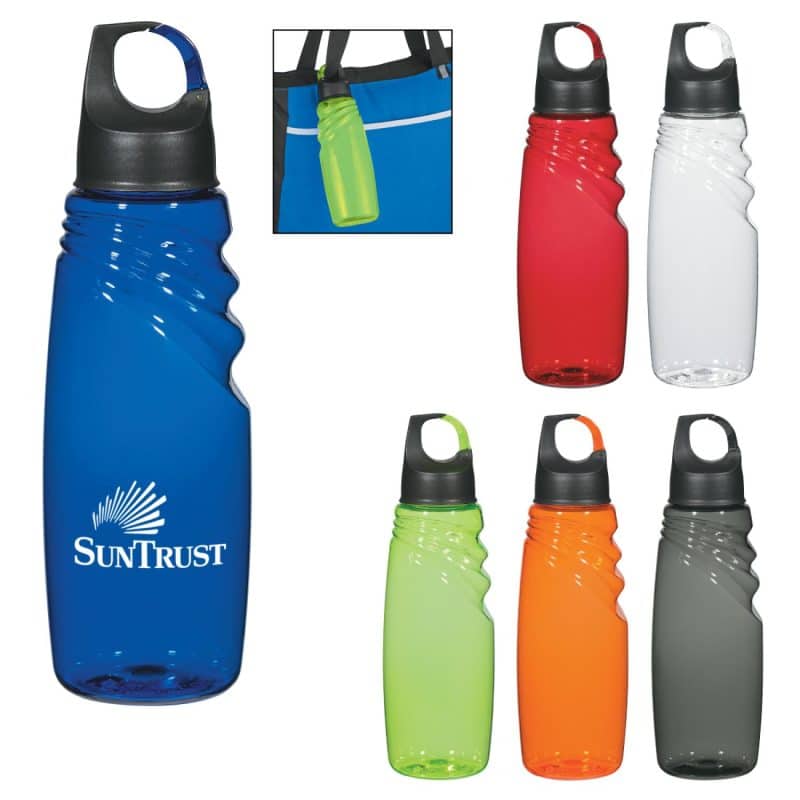 24 Oz. Crest Carabiner Sports Bottle-1