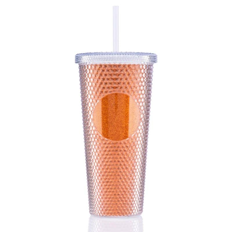 24 oz Bux Glitter Recycled Tumbler-5