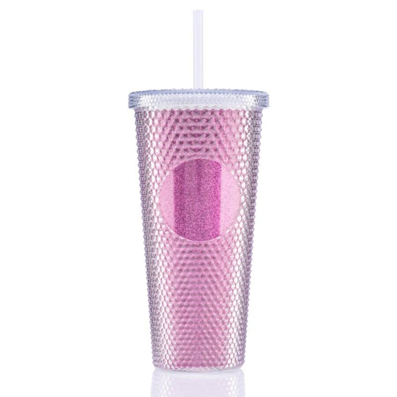 24 oz Bux Glitter Recycled Tumbler-10