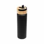 27 Oz. Ellis Recycled Aluminum Bottle With Bamboo Lid-3