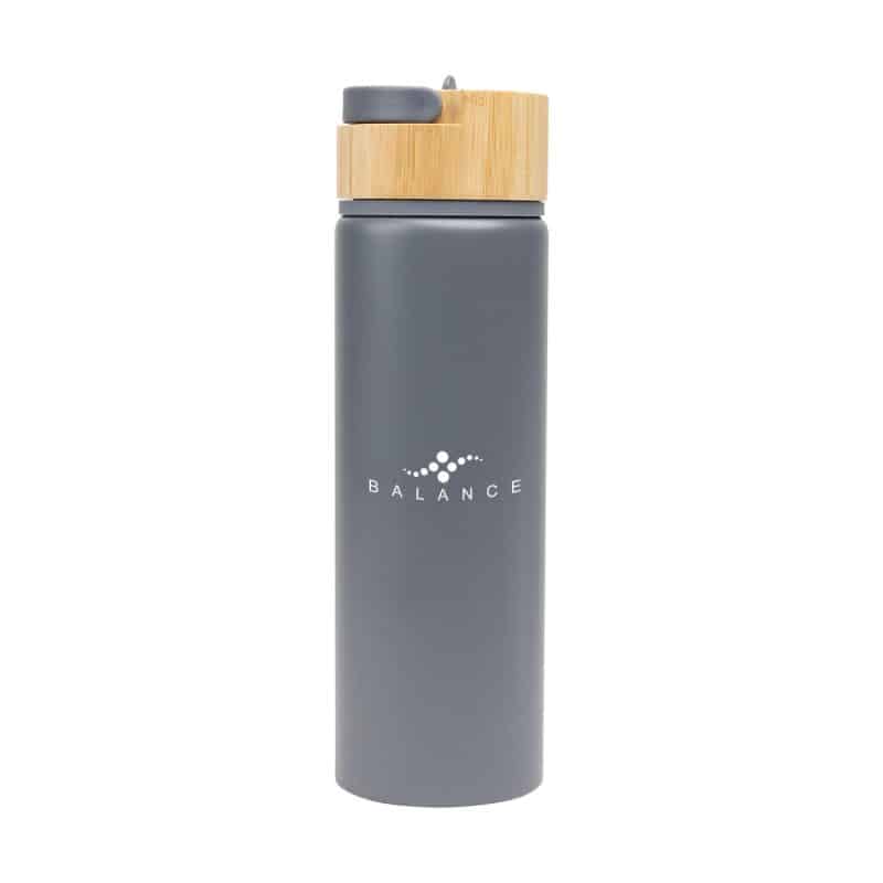 27 Oz. Ellis Recycled Aluminum Bottle With Bamboo Lid-8
