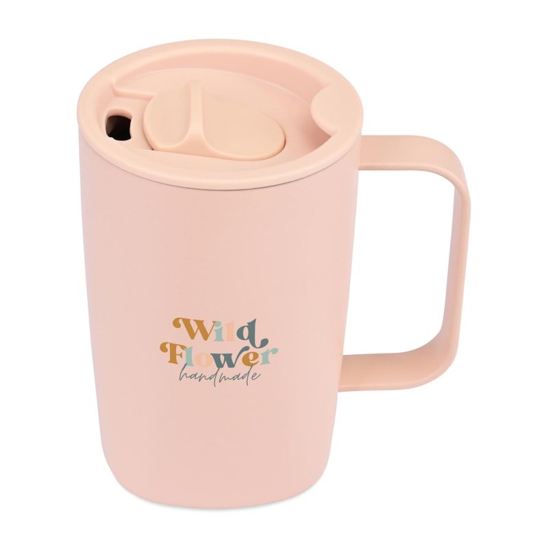 Aviana™ Rowan Recycled Mug - 15 Oz. - Light Peach-3