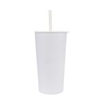 Aviana™ Rowan Recycled Straw Tumbler - 17 Oz. - Marshmallow-2