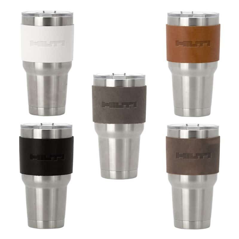 Huntsman Leather Tumbler Sleeve-6