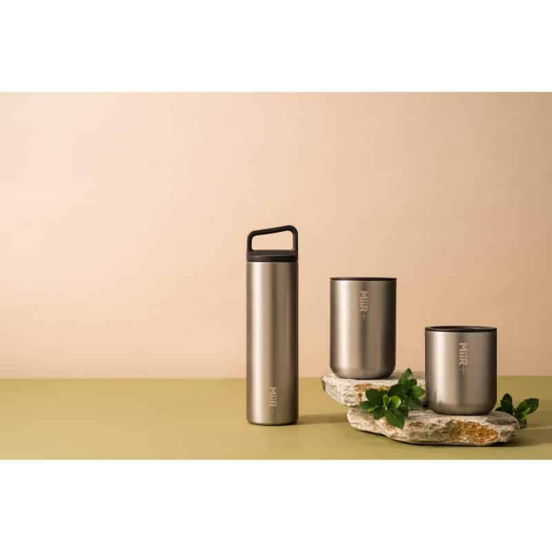 MiiR® Climate+ Wide Mouth Bottle - 20 Oz. - Silver Satin-10