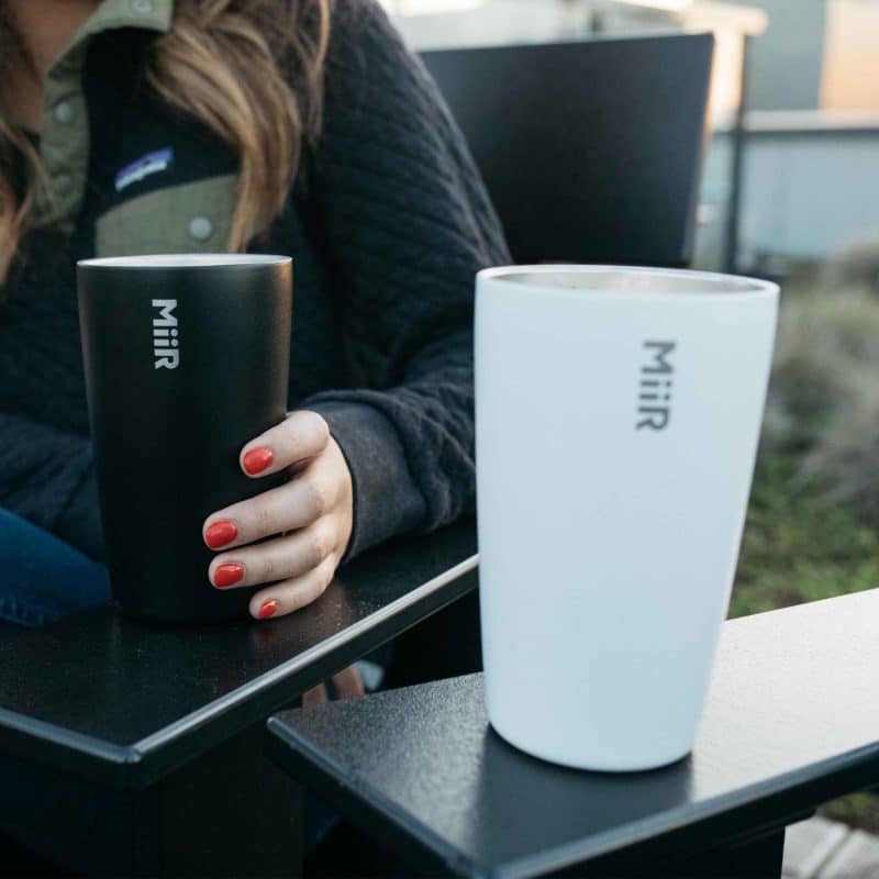 MiiR® Vacuum Insulated Tumbler - 16 Oz. - Black Powder-8