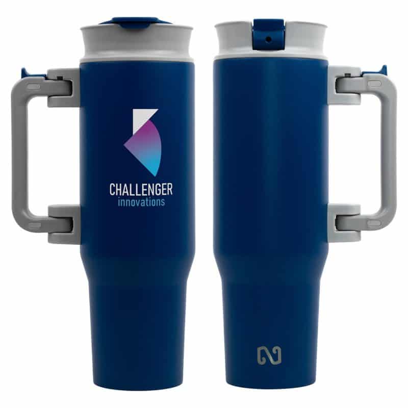 NAYAD® Genesis 40 oz Stainless Steel Double-Wall Mug with Foldable Handle-5