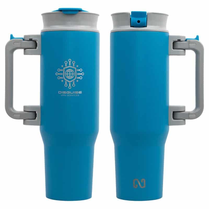 NAYAD® Genesis 40 oz Stainless Steel Double-Wall Mug with Foldable Handle-9