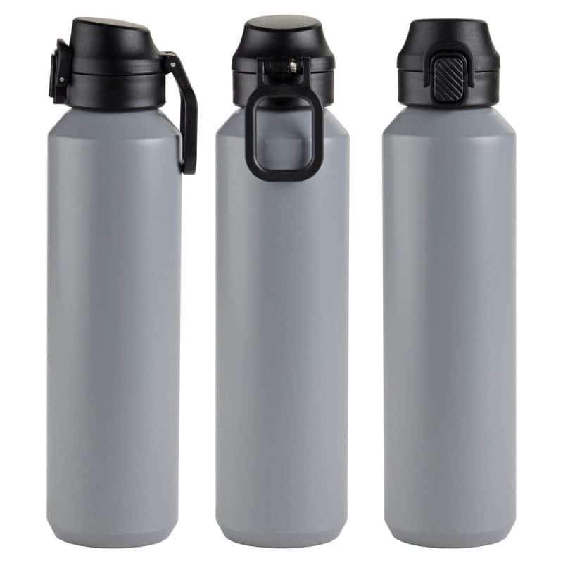 Nexus 27 oz Recycled Aluminum Bottle with Flip-Top Lid and Carabiner-6
