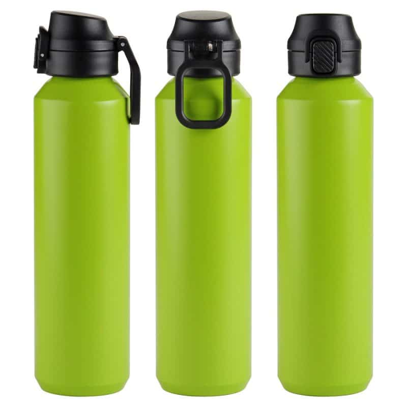 Nexus 27 oz Recycled Aluminum Bottle with Flip-Top Lid and Carabiner-8
