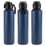 Nexus 27 oz Recycled Aluminum Bottle with Flip-Top Lid and Carabiner-10