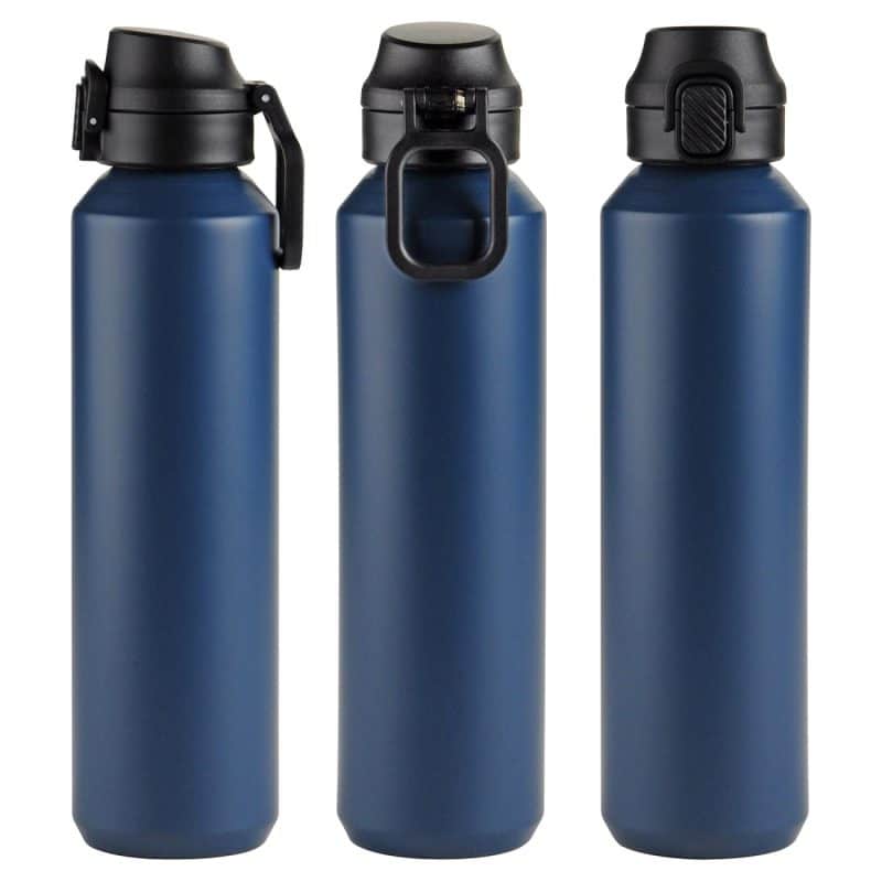 Nexus 27 oz Recycled Aluminum Bottle with Flip-Top Lid and Carabiner-10