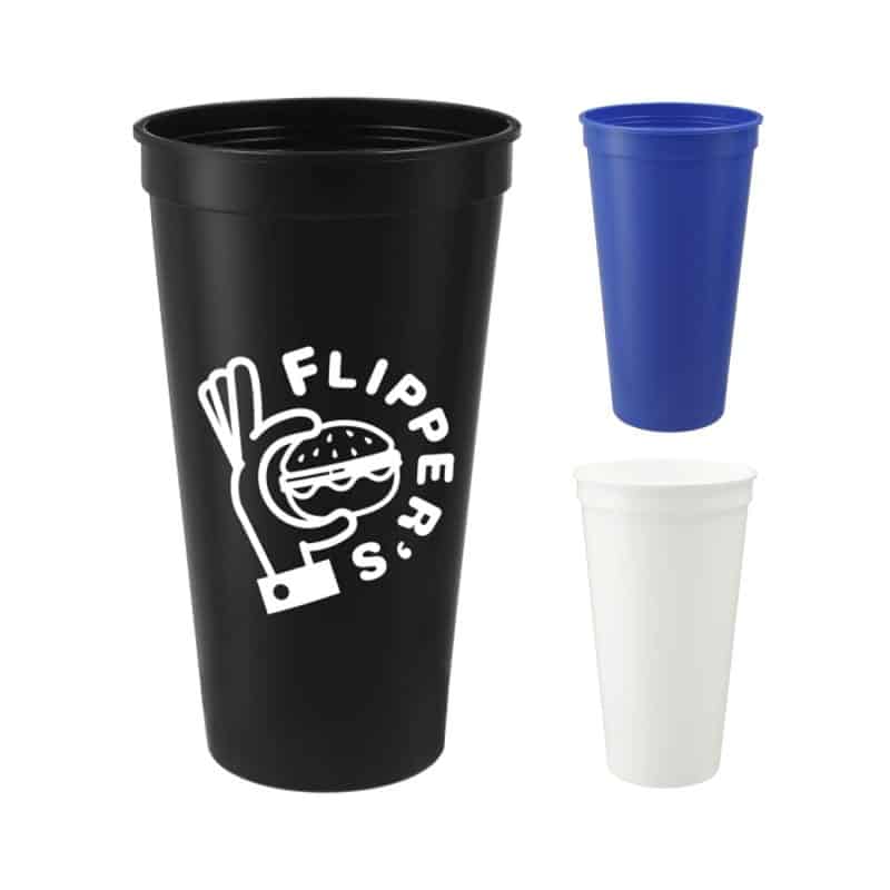 Solid 24oz Recycled Stadium Cup-3