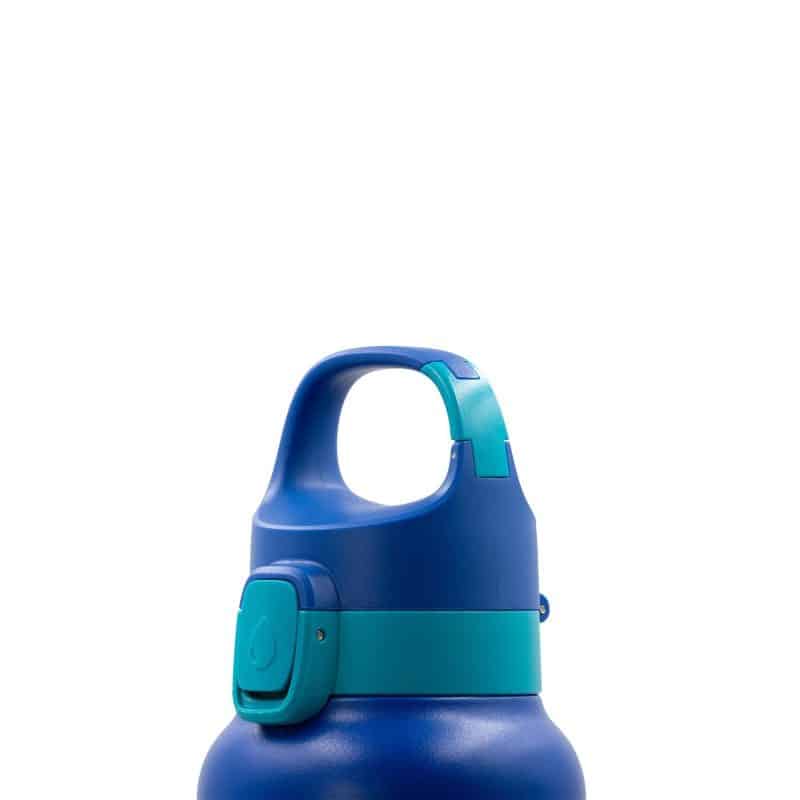 Vapur® Chill 20oz Insulated Water Bottle Admiral Blue with Malibu Teal Trim-5