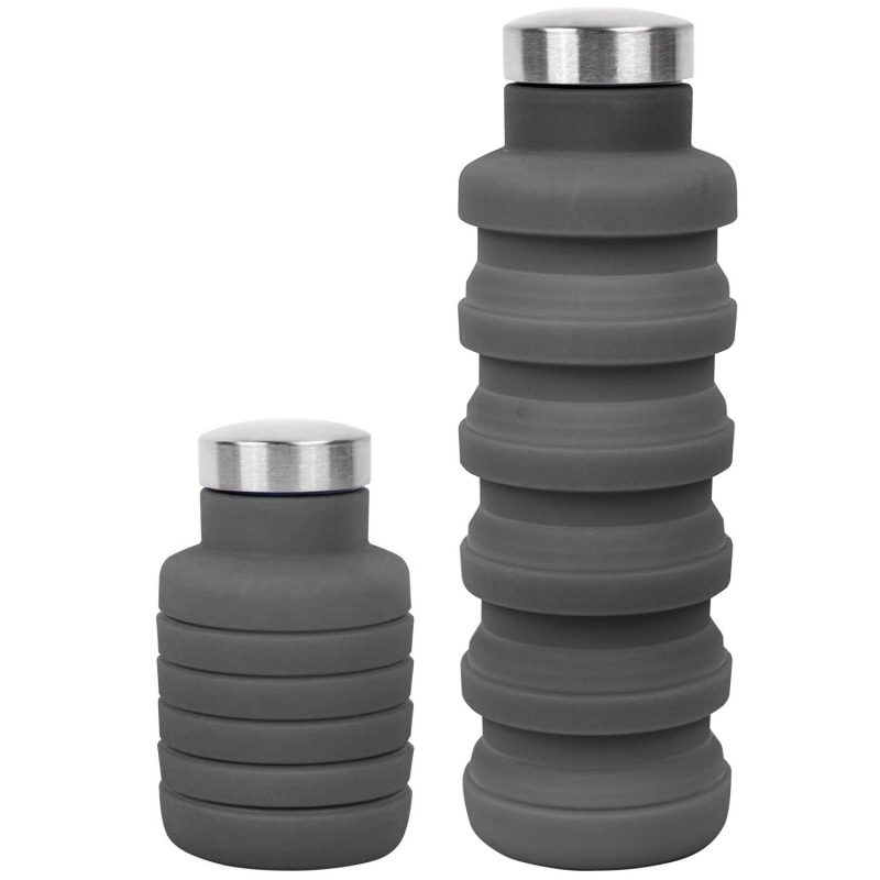17 Oz. Collapsible Silicon Water Bottle-6