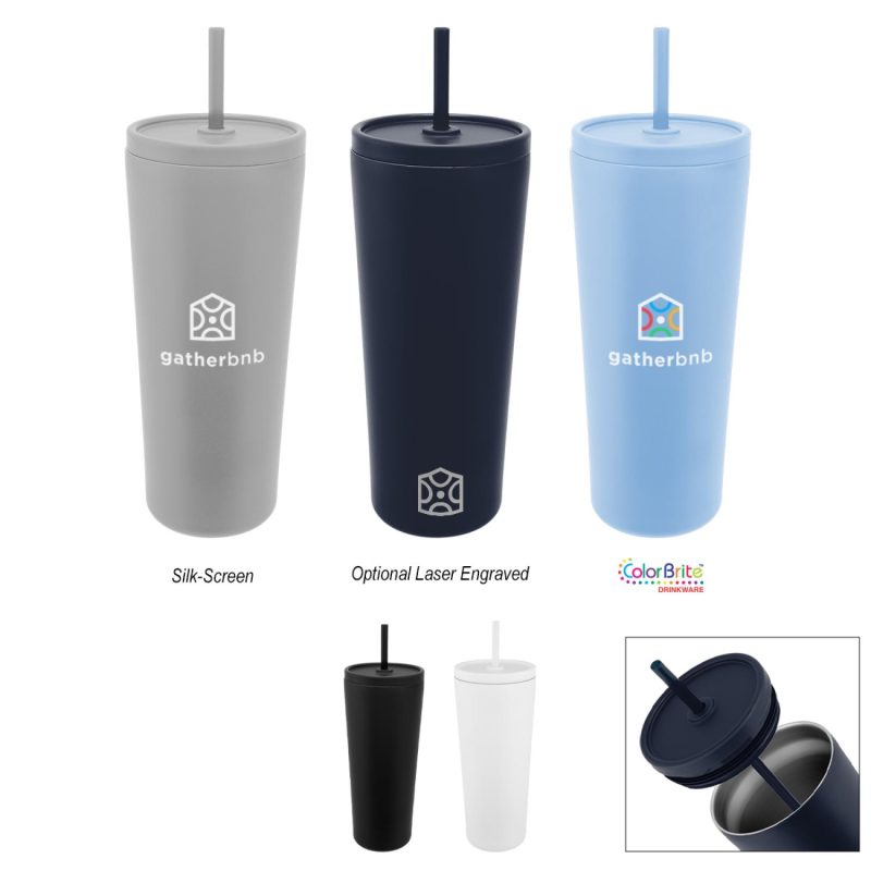 24 Oz. Brooklyn Recycled Stainless Steel Tumbler-1