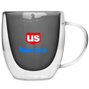 8.5 Oz. Double Wall Glass Mug-1