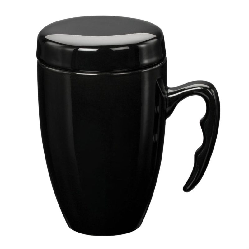 Barco Ceramic Mug w/ Lid - 14oz-2