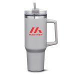 Benidorm Handle Travel Mug w/Straw - 40oz-3