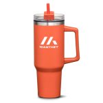 Benidorm Handle Travel Mug w/Straw - 40oz-7