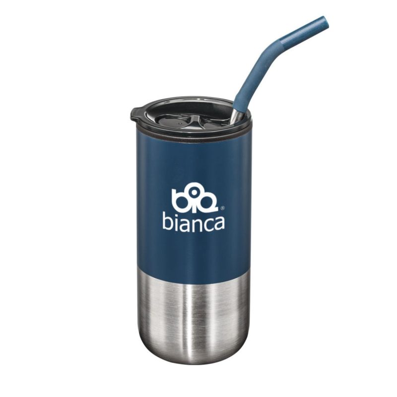 Bondi Double Wall Tumbler w/ Straw -18oz-3
