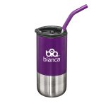 Bondi Double Wall Tumbler w/ Straw -18oz-4