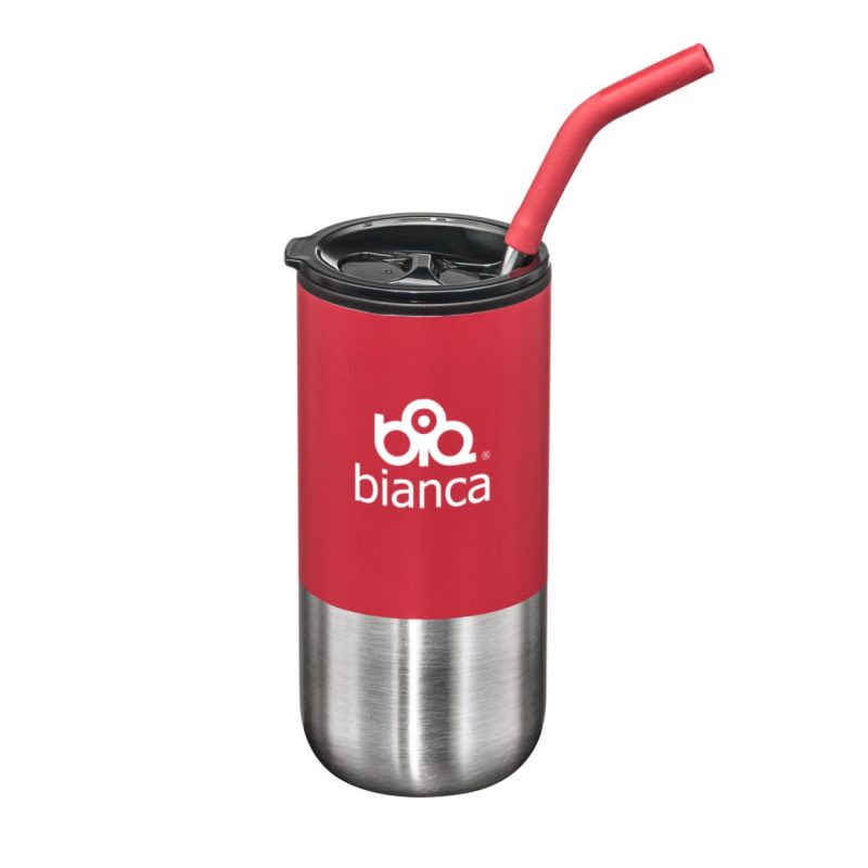 Bondi Double Wall Tumbler w/ Straw -18oz-5